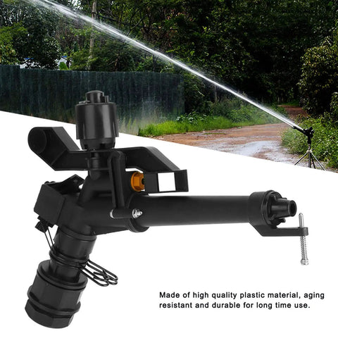 360 Degree Rocking Arm And Impact Irrigation Sprinkler With Adjustable DN25 Female Thread, high flow coverage.