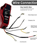 Pull To Electric Start Conversion Kit For GX340 GX390 Engines key switch box with wiring for generators and pressure washers
