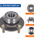 Rear Wheel Bearing Hub Assembly 512194 For Hyundai Elantra 2001 To 2006 And Kia Spectra Spectra5 2005 To 2009 Non ABS OEM
