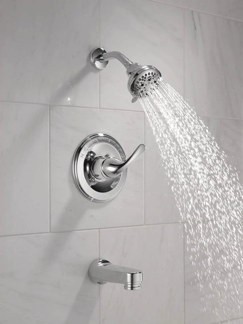 Classic 13 Series 5 Setting Bathtub And Shower Faucet Trim Kit With Chrome Shower Head And Handle Set For DIY Ready Bathroom Upgrade Rough In Valve Not Included