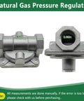 adjustable natural gas regulator for grill and stove