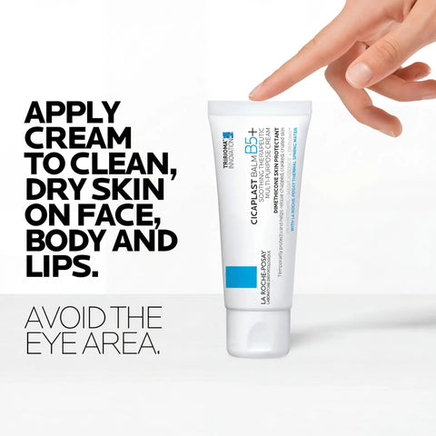 Ultimate Go To Healing Balm With Vitamin B5 Soothing Cream, 40ml tube for face, body, and lip care, fragrance free.