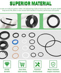 Premium Floor Jack Seal Replacement Kit For 1.5 Ton 328.12002 And 328.12001 Series with O Rings and Piston Seal