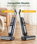 Image showing Floor One S5 and S5 Pro vacuums compatible with S5 Replacement Brush Rollers And HEPA Filter Set For Deep Cleaning Edges.