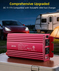 500W Pure Sine Wave Power Inverter With PD30W And QC18W Power Up 12V DC To 110V AC For Solar RV Truck And Outdoor Power Dual AC Outlets