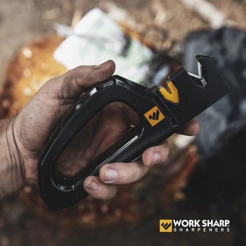 Pivot Pro Handheld Knife And Tool Sharpener With Dual Carbide Sharpeners For Knives And Tools, Convex Carbide Edge Maker, Removable Scissor Sharpener, And Ceramic Hone For Fast, Easy Sharpening On The Go