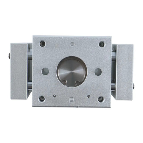 Front view of Pneumatic Gripper Finger Cylinder MHL2-16D MHL216D Replacement Part for robotic arms, durable precision fit.