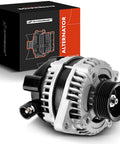 Alternator Replacement For Honda Odyssey 2007, Pilot 2007-2008, Ridgeline And Acura MDX TL RL 2005-2009, 130Amp 12V CW 6-Groove Pulley