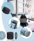 Must Have All In One Replacement Vacuum Filters Kit For 5 Gallon Wet Dry Vacuums with parts and vacuum displayed