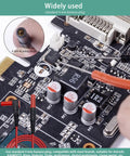 Flexible Back Probe Kit With Ultra Thin 1mm Steel Needles For Tight Car Wiring Access on a circuit board