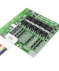 Straight Up Badass 14.8V 4S BMS Protection Board For 18650 Lithium Batteries With Tight Cell Balancing Smooth Charging And Heavy Duty 30A Amp Draw shown from an angled top view, featuring connection terminals.