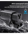 EV Charging Adapter CCS Combo 2 To Type 2 Converter Plug And Play Electric Vehicle Charger DC 600V IP54 Water Resistant Heavy Duty Connector displayed underwater, showcasing IP55 waterproof features.