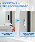 Snap In Nylon Window Sash Vent Stops For Vinyl Windows Six Pack Sash Stoppers Replacement Parts installation guide