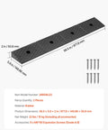 Two Pack Heavy Duty Rubber Curb Ramp With 2 Inch Rise For Cars SUVs Trucks And Trailers, 15 Ton Load Capacity, Drainage Tank Design