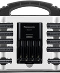 Eneloop Pro High Capacity NiMH Battery Pack Set With Charger And Storage Case Includes 8 AA And 2 AAA Rechargeable Batteries