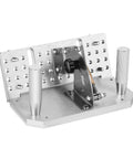 Rugged Adjustable Belt Sander Knife Jig With Dual Handles 85 To 115 Degrees Angle Finder Tool with aluminum frame and clamps.