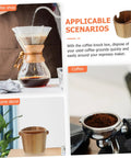 Solid Build Wood Semi Automatic Espresso Grounds Knock Box Splash Shield Coffee Waste Bin Catcher used in home barista setup