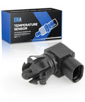 Heavy Duty Ambient Air Temperature Sensor Straight Shot Knockout Fit for Chevy Silverado Camaro, featuring a robust black design.