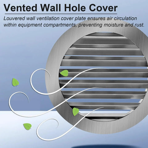 Heavy Duty Stainless Steel Ventilation Access Panel Cover For Embedded Drywall Wall Systems Featuring Easy Peasy Installation And Built Tough Rust Resistant 29 Inch Air Exhaust Grille Plate For Swift Heat Dissipation - louvered design