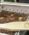 36 Inch Wooden Stirring Paddle For Outdoor Cooking Long Handle Barbecue Paddle For Large Pots And Grills Durable Oak Construction