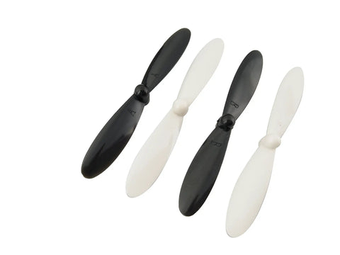 20Pcs 55mm Long Propeller Set For X4 H107 Series Quadcopters H107L H107C H107D H107P H107C+ H107D+ Drop In Replacement Spares