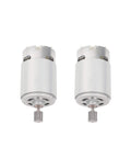 Dual Pack 550 24V Electric Motor For Kids Ride On Cars, High Speed RS550 24 Volt Motor with 40,000 RPM, Replacement Gearbox Parts