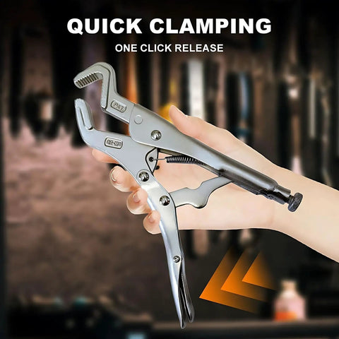 9 Inch Locking Vise Grip Plier With Nose Jaw For Sway Bar Link Removal Welding And Pipe Clip Repair Heavy Duty Vice Grips
