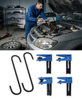Must-Have Brake Hose Clamp Set With 4 Spring Pinch Tools And 2 Hooks, Featuring Mixed Grip Shapes For Fast Brake Fluid Control And Quick Garage Maintenance Work In Any Car Repair Shop Job on workshop floor