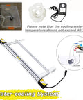 INTSUPERMAI Acrylic Plastic Bender 23.6 Inch Manual PVC Strip Heater coolant system with water pump and tubing for sign making.