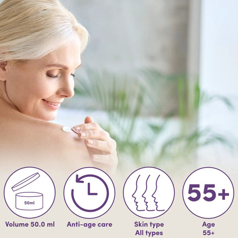 Top Shelf Night Cream For Mature Skin Throw Out Those Wrinkles And Wake Up Lookin Fresh Paraben Free Stuff 50ml in use on skin.