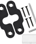Heavy Duty Sun Visor Repair Kit With Stainless Steel Clips For Jeep Wrangler JK JL 2018 2019 2020 2021 2022 2023 2024 And Gladiator JT 2020 2021 2022 2023 2024 No More Visor Dropping While You Roll, including clips, screws, wrench, and box.