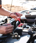 Inductive Throttle Sensor Assembly for Golf Carts installed under car hood, showcasing easy installation and durable build