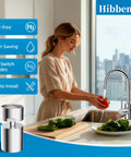 Four Mode Chrome Faucet Aerator Delivering Smooth As Butter Water Flow And Splash Free Performance To Kick Annoying Splashes To The Curb While Upgrading Your Kitchen Sink Routine With Zero Hassle in a modern kitchen.