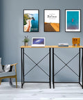 Folding Laptop Desk For Home Office 31 Inch Standing Desk No Assembly Required Easy Setup Compact Yet Sturdy Small Desk