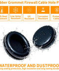 70 Pack Rubber Grommet Kit With 7 Sizes For Wiring Automotive And Home Improvement Includes Durable Weather Resistant Firewall Hole Plugs Grommets