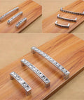 Silver Crystal Glass Drawer Pull Handle Set 64mm 2.52 Inch U Shaped European Style For Cabinets Doors Drawers And Furniture