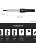Air Powered 0.7mm Stroke Reciprocating Profiler For Precision Polishing, Filing, Lapping And Deburring 35,000 SPM tool and accessories
