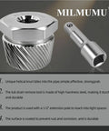 Heavy Duty Tub Drain Extractor Kicks Out Stubborn Bathroom Clogs Fast Fits 1.52 To 1.70 Inches with steel structure and knurl grip.