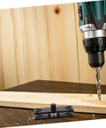 Heavy Duty 360 Degree Hidden Door Pivot Hinge For Concealed Cabinets And Bookcases, drilling installation in wood