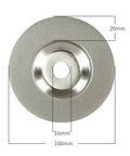 Diamond Grinding Wheel And Knife Sharpening Stone For Scissors And Chisels Grit 400 Hardcore Abrasive Disc measuring 100mm