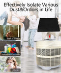 Carbon Pre Filter Replacement For Honeywell 50250 S Air Purifier Easy Install No Cutting Needed Traps Dust Smoke Fibers Lint