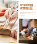 Hands using Pro Grade Stainless Steel Dowel Pin Set With Centering Pins For Precise Woodworking Alignment Cabinet And Bookshelf