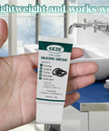 KEZE food-grade silicone grease tube held in hand; 1 oz, for O-rings, valves, gaskets.