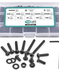 700 Piece M3 Hex Head Cap Screws Metric Machine Bolts Nuts Washers Assortment Kit For Grab And Go DIY Projects And Repairs Durable Solid Material Precise Threads For Smooth Engagement And Long Lasting Fastening. 10.9 alloy steel case