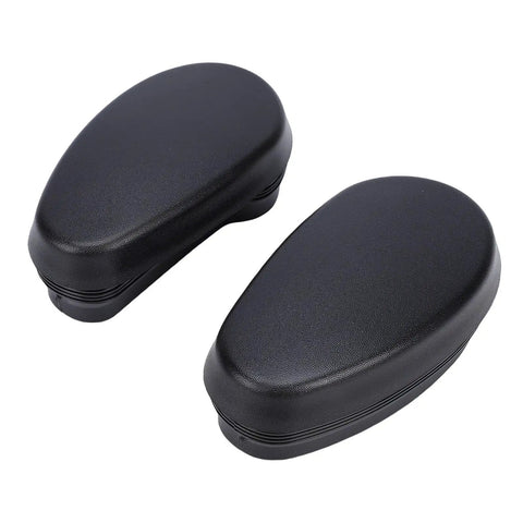 Upgrade Your Ride With Stylish Replacement Side Steps End Cap Kit For Ford 1500 2500 3500 Easy Install Side Entry Step Guards That Dodge Dirt And Look Cool., black molded polymer side step end cap kit, pair