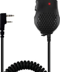 Rugged Dual PTT Baofeng Speaker Mic For UV-82 Series And UV-5R Radios, Crystal Clear Voice Transmission, Compact PTT Design With K2 Plug