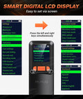 Multi Mode Wireless Barcode Scanner With Bluetooth 1D 2D QR Code Reader 3 In 1 USB 2.4G And LCD Screen shown with settings