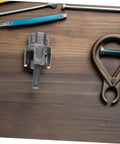Lifkome Pvc Pipe Threader Tool Kit With Electric Drill For 1/2,3/4 And 1 Inch Plumbing Repair showing internal thread cutting bit.