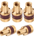 Brass gas diffusers from Mig Welding Gun Accessory Kit 0.030 Inch For M-10 M-15 H-9 H-10 Welders, 40 Pcs Set