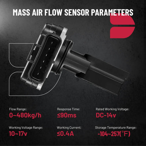 Drop In Mass Air Flow MAF Sensor 74-50011 Direct Fit For Ford Explorer 2001 To 2005 Ranger 2001 To 2003 Mazda B4000 2004 6 Prong Connector Replacement OEM Style MAF Meter For Smooth Idle And Better Fuel Efficiency with specifications